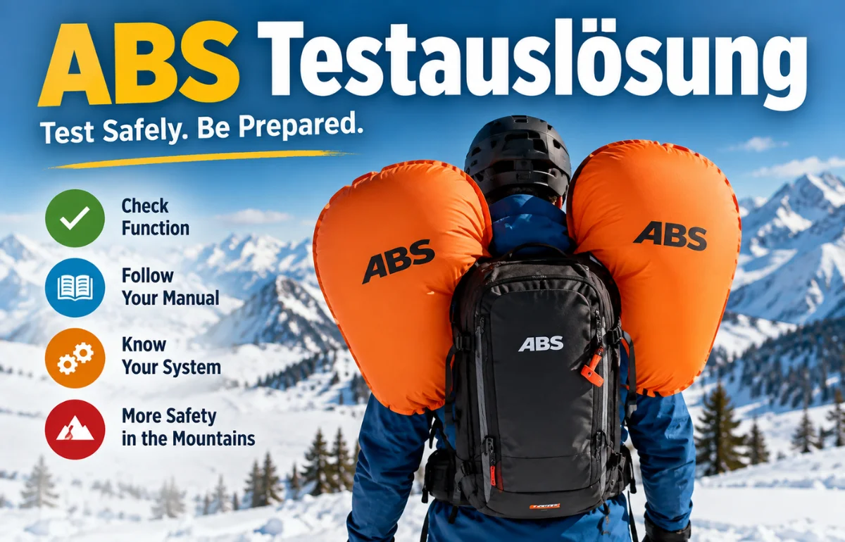 ABS Testauslösung Lawinenairbag Test
