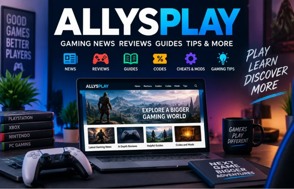 Allysplay.com gaming news and guides website featured image