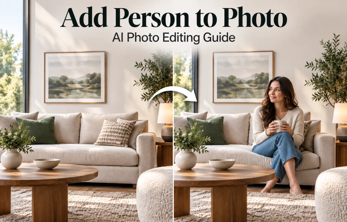 Add Person to Photo AI editing example