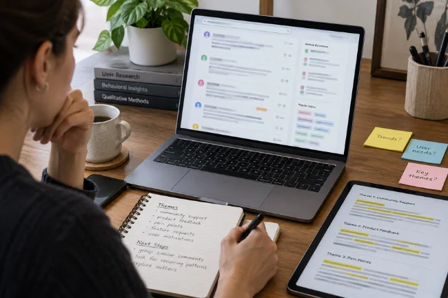 Candid Forums research analysis on online discussions