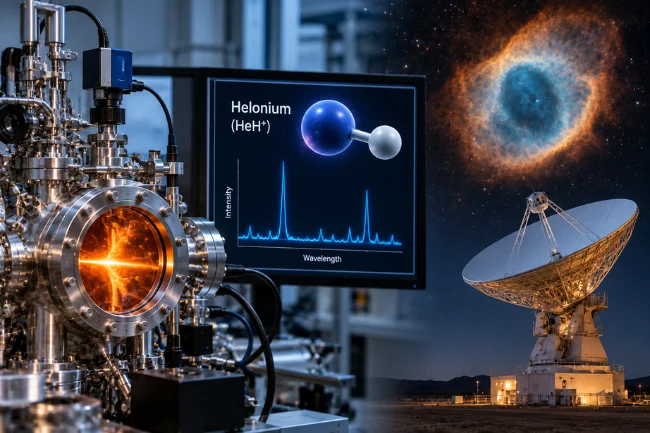 Helonium research and spectroscopy