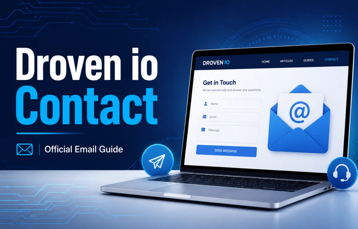Droven io Contact email guide