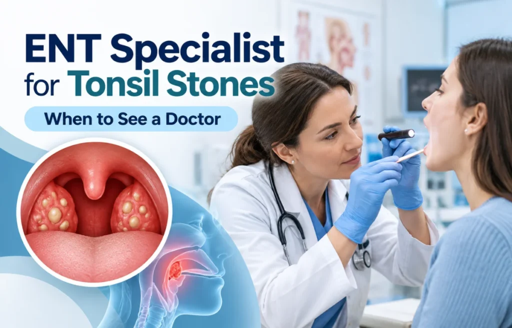 ENT Specialist for Tonsil Stones examination
