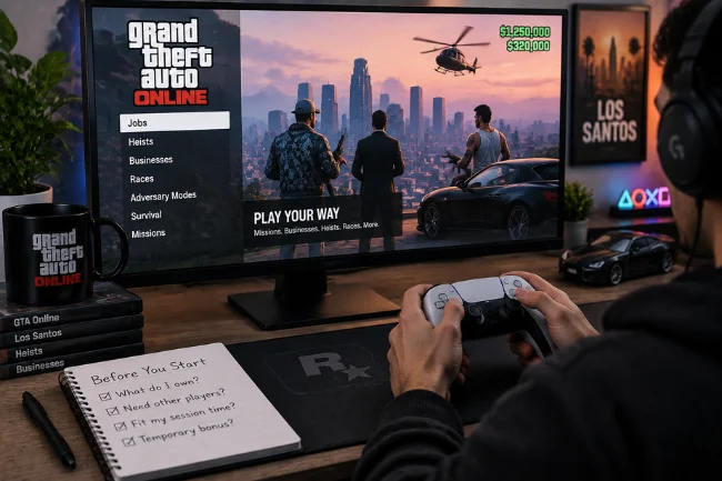 Wheon Grand Theft Auto GTA Online progress guide image