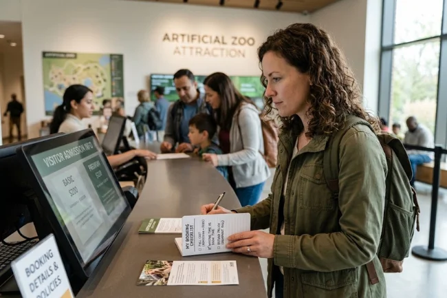Planning an artificial zoo visit