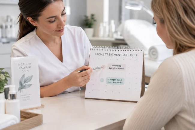 Ultrasound Facial Treatments Schedule