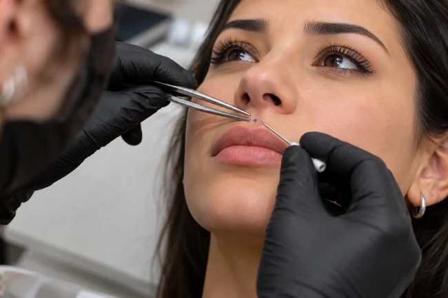 Medusa Piercing procedure