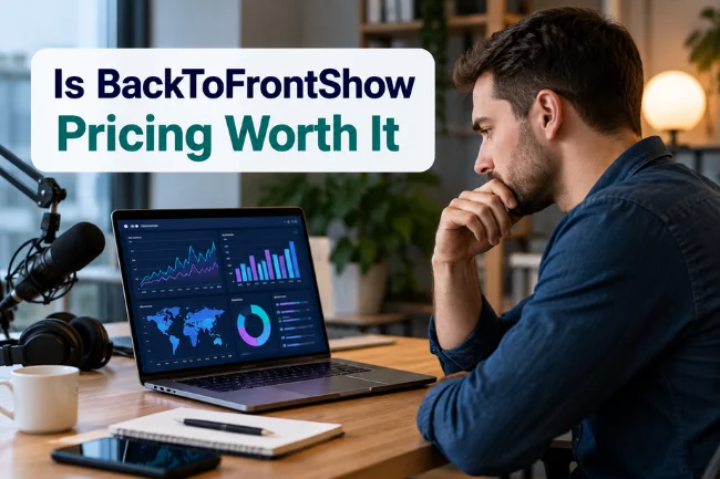 BackToFrontShow Pricing value analysis
