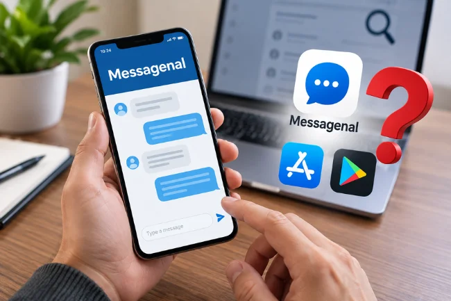 Messagenal messaging app verification