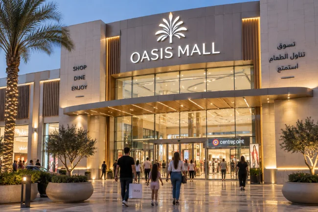 Oasis Mall Dubai Entrance