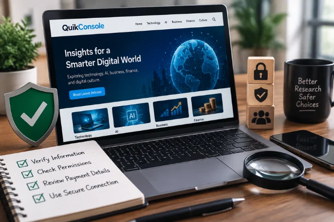 QuikConsole com safety and legitimacy review image