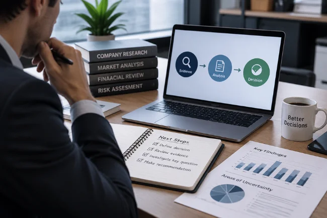 Research Dossier for Target Company decision analysis