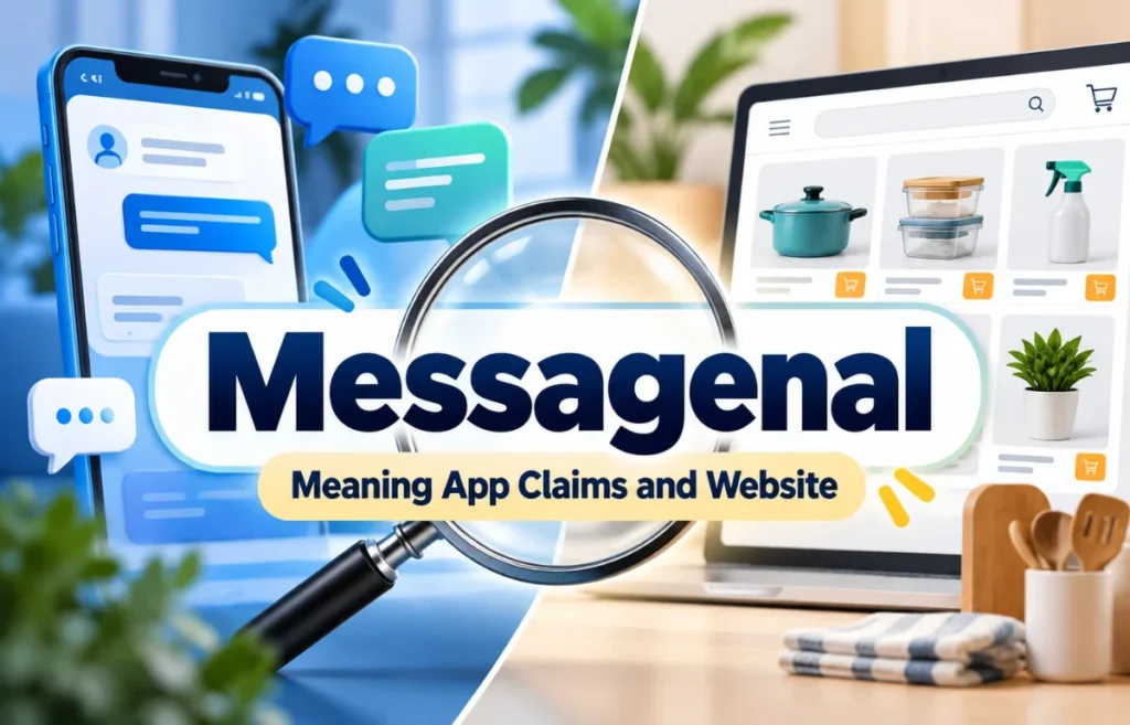 Messagenal messaging and shopping guide
