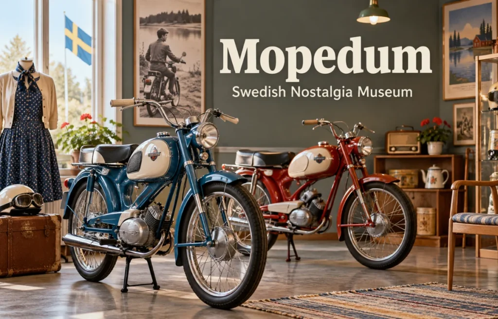 Mopedum Swedish nostalgia museum vintage mopeds