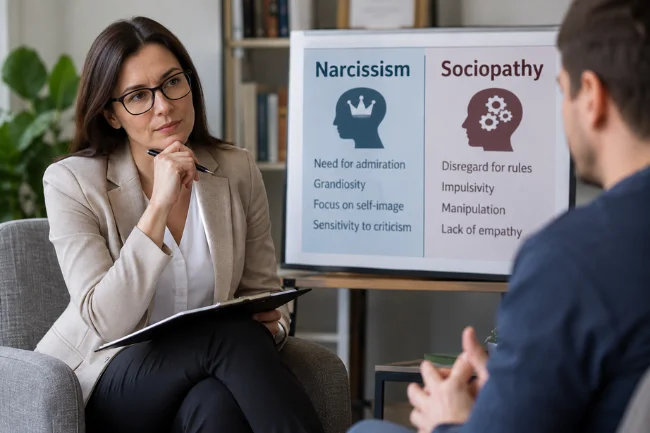 Narcissism vs Sociopathy clinical differences