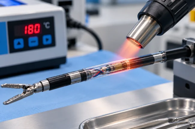 PET Heat Shrink Tubing Insulation for Robotic Instruments