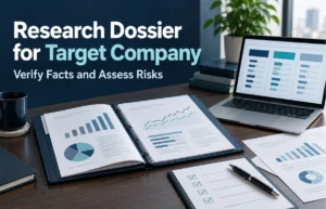 Research Dossier for Target Company with financial reports