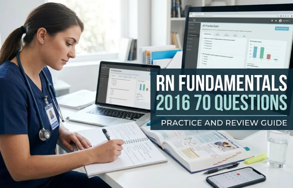 RN Fundamentals 2016 70 Questions study guide image
