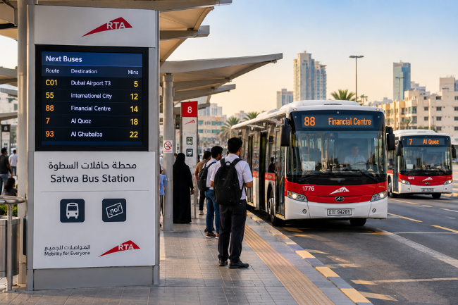 Satwa Bus Station timings