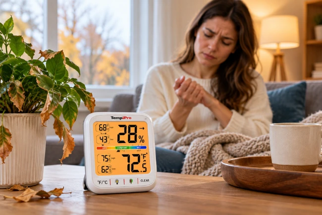 Fall Humidity signs of a dry home