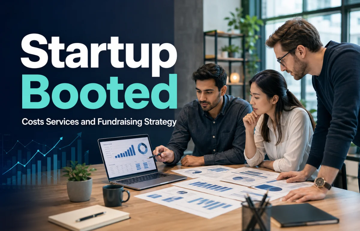 Startup Booted fundraising strategy team meeting