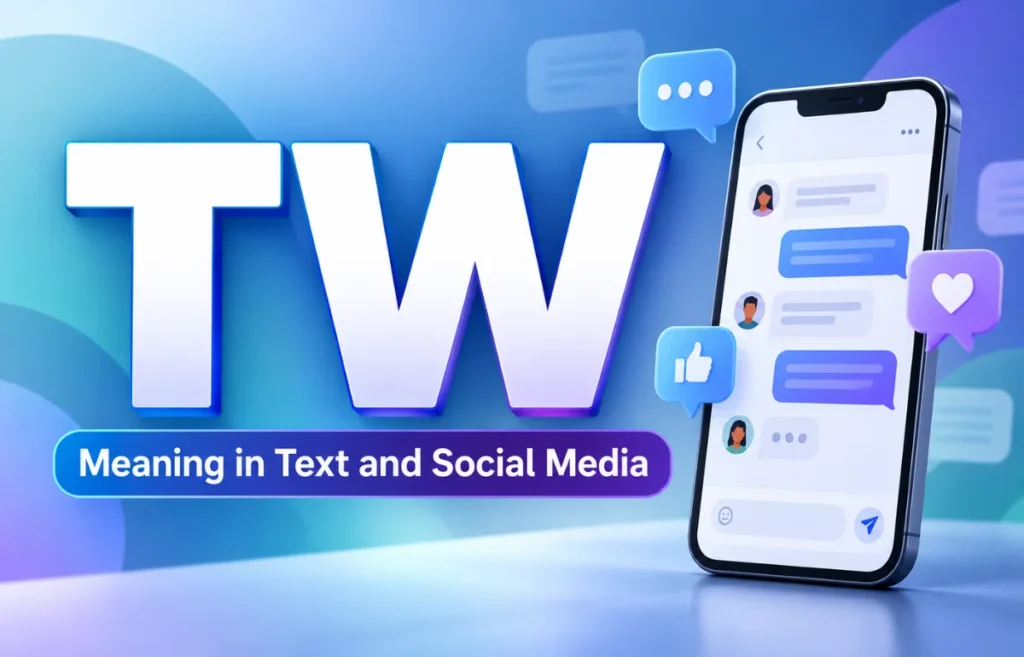 TW meaning in text and social media