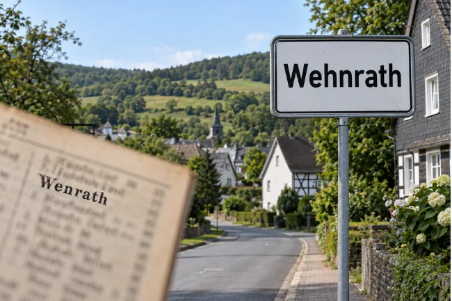 Wenrath and Wehnrath spelling comparison