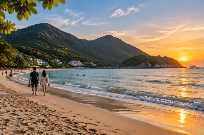 Club Pui Pui O Beach sunset view