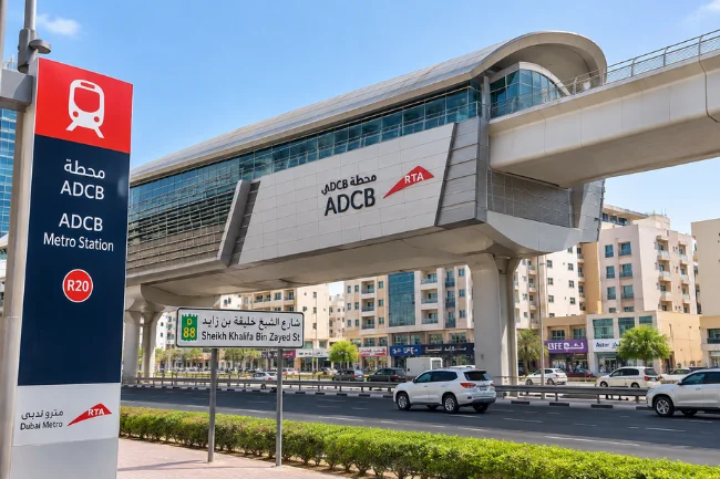 ADCB Metro Station Al Karama
