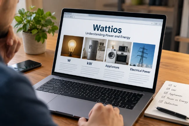 Wattios power context check