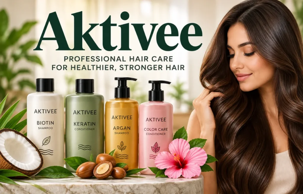 Aktivee hair care products for healthy shiny hair