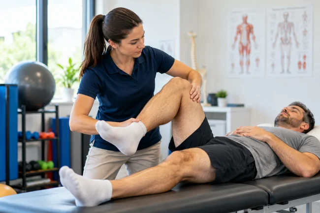 Orthopedic Physical Therapy Near Me – Patient Knee Assessment