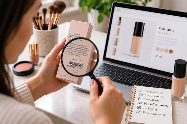 MyMakeUp.com beauty product authenticity check
