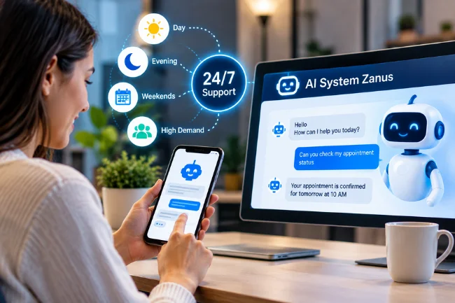 Ai System Zanus 24/7 Customer Support