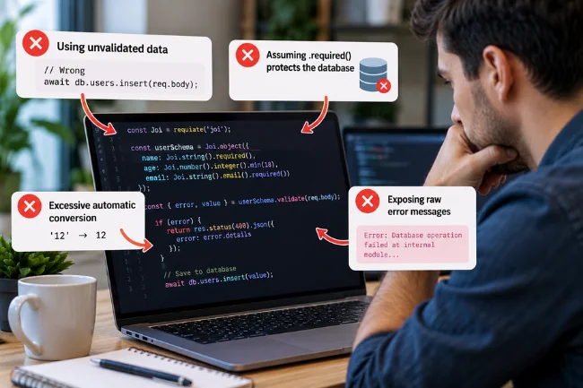 Common Joi Database validation mistakes