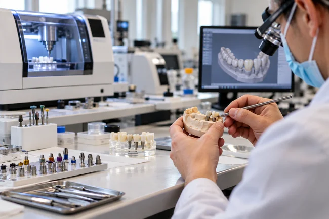 Eleksan dental laboratory equipment and implant components