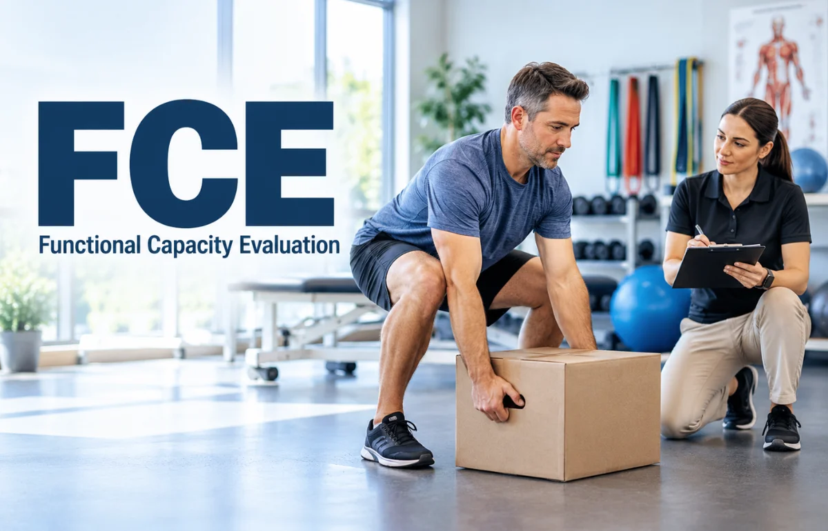 FCE Functional Capacity Evaluation lifting test