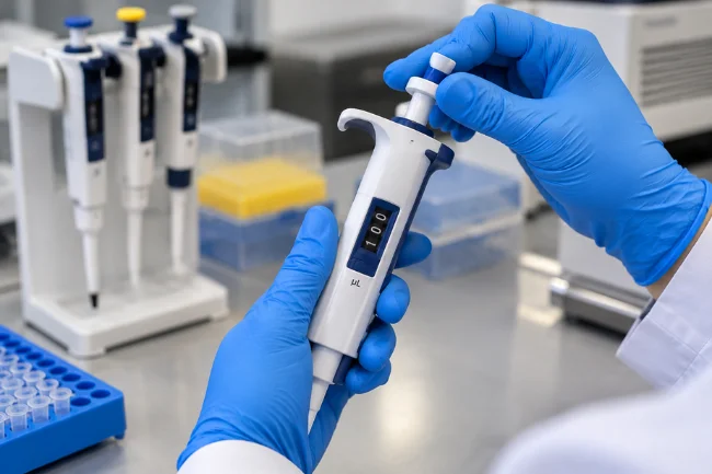 MyPipette adjustable volume display