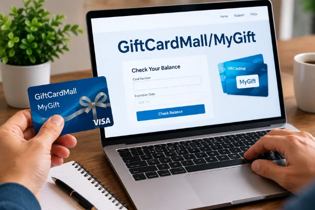 GiftCardMall/MyGift website balance check