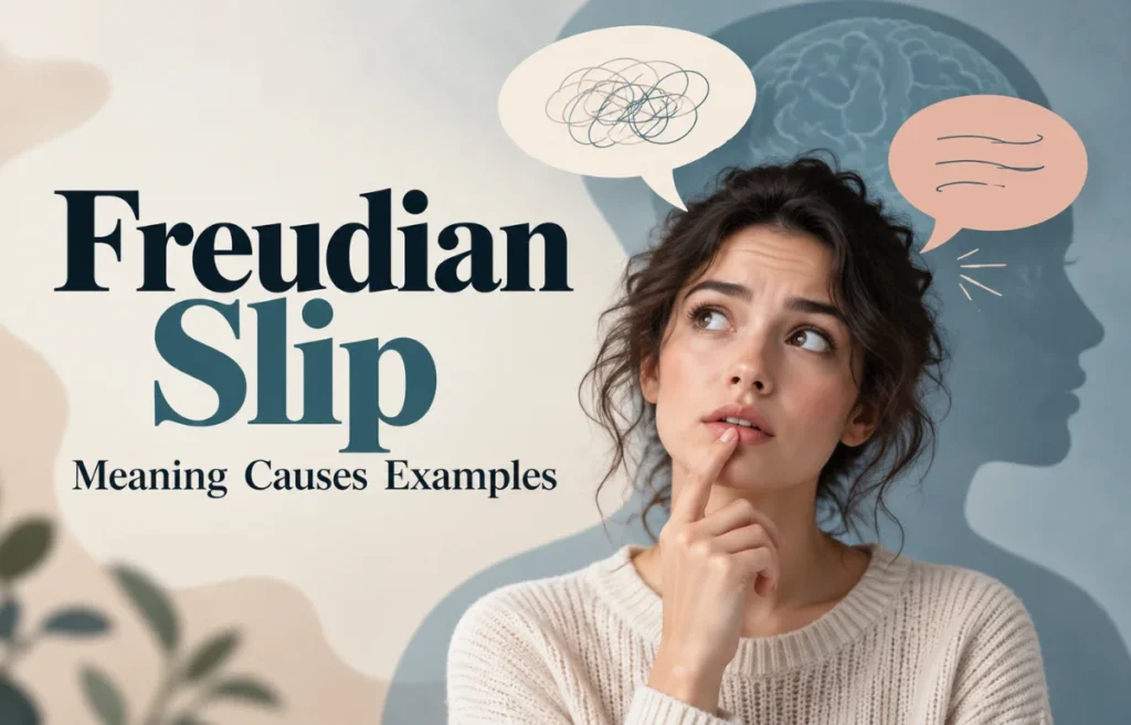 Freudian Slip meaning and examples