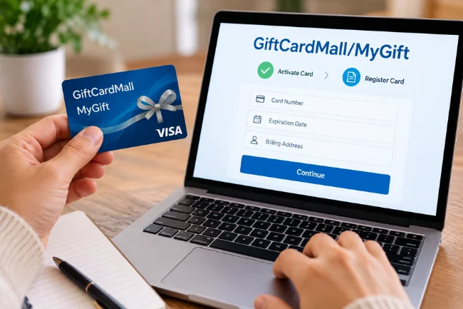 GiftCardMall/MyGift card activation and registration