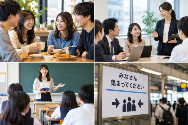 Atsumaru in everyday Japanese conversations and gatherings