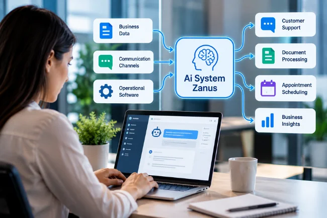 Ai System Zanus Business Automation Workflow