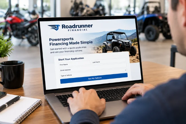 Roadrunner Financial online loan application
