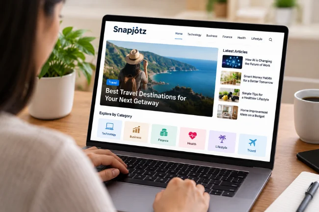 Snapjotz com article browsing and categories