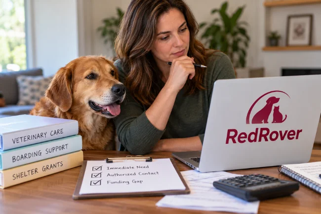 RedRover assistance planning for pet owners