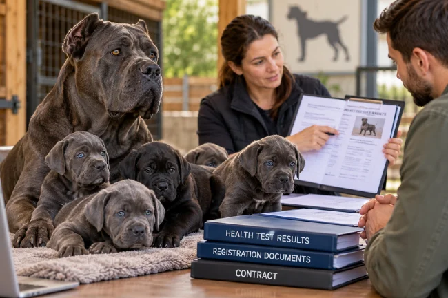Cane Corso Kings breeder evaluation