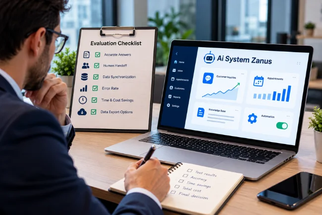 Ai System Zanus Evaluation Checklist