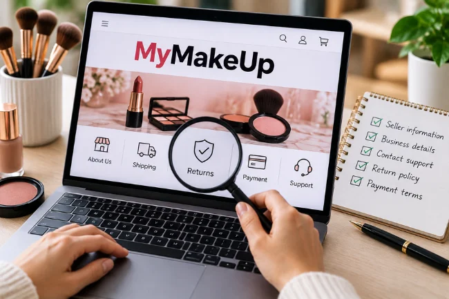 MyMakeUp.com online beauty store verification