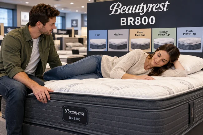 Beautyrest BR800 Mattress store test